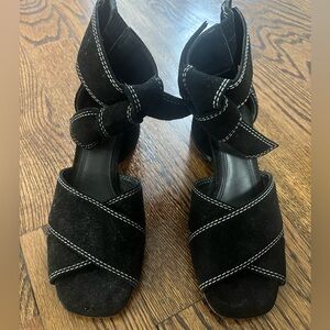 Mercedes Castillo Sandals- size 38/8. NEVER WORN light scuff on bottom
